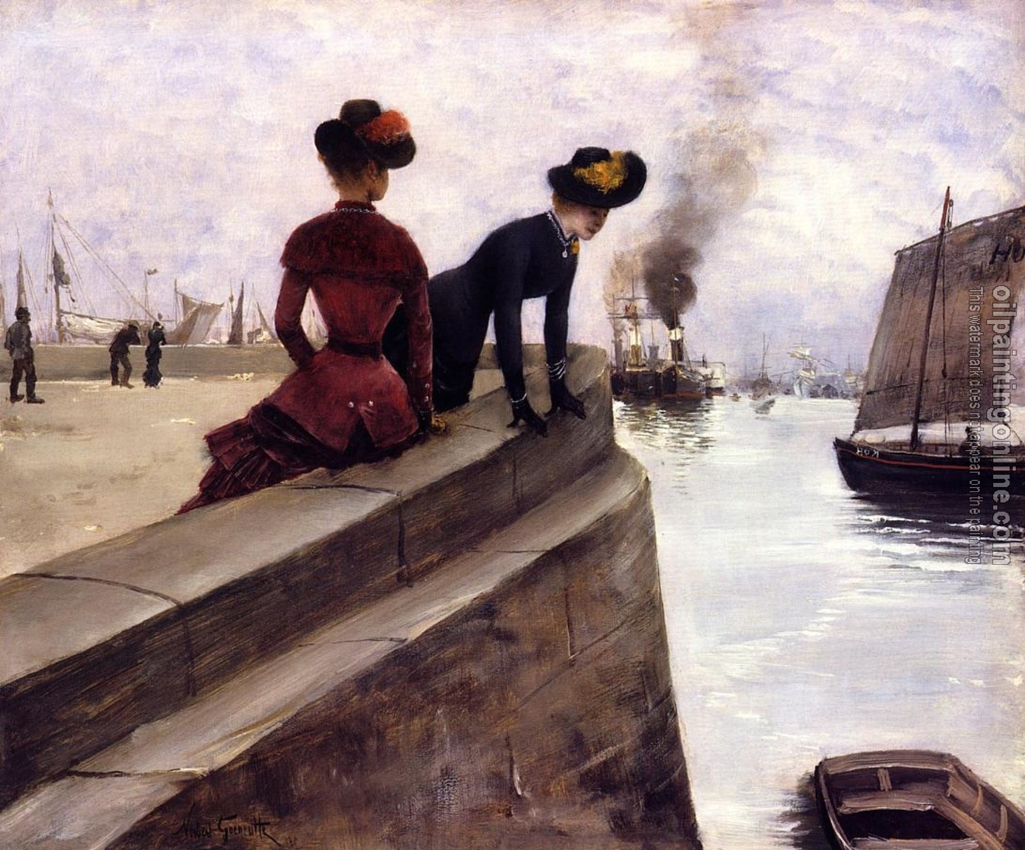 Goeneutte, Norbert - On the Jetty, Le Havre